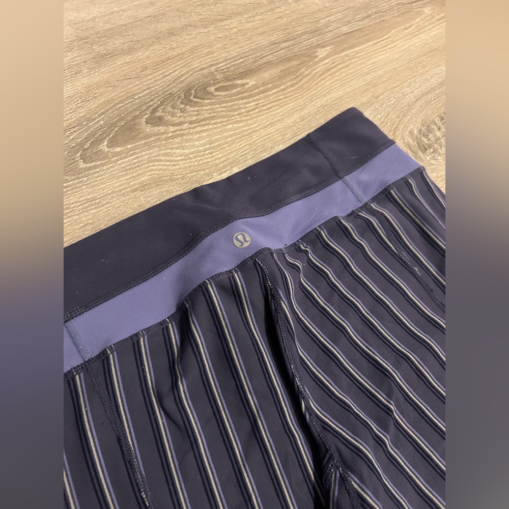 Lululemon Groove Pant III - Purple/Blue Pinstripe - Reversible - Picture 7 of 7